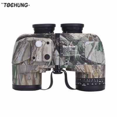 China Military Waterproof 10X50 Binoculars with Rangefinder and Compass Telescopes 165*190*60mm for sale