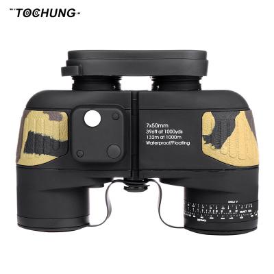 China 7x50 Binoculars Range Finder Flicker Glow Night Vision Navy Telescope Military Powerful Range Finder and Go Around Waterproof Binoculars STSY38 for sale