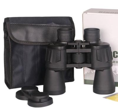 China 20x50 high power military binoculars compact HD professional waterproof binoculars telescope for adults zmazon hot sale 20X50 for sale