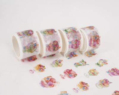 China Waterproof Washi Sheets Tape Adhesive Washi Tape CMYK Live Plants Sheets Pattern Japanese Washi Tape for sale