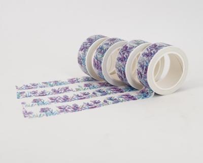 China Waterproof Washi Tape Waterproof Floral Green Double Sided Supply Printing Florist Green Tape for sale