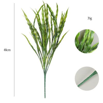 China Wholesale Artificial Home Office Decoration Green Plant Bouquet For Indoor Fake Grass Simulation Office Decor Plastic Plants Bouquet Leaves Bouquet for sale