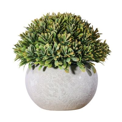 China Home office office decoration artificial plants with pot simulation bonsai mini potted plant green plant for indoor office decorative for sale