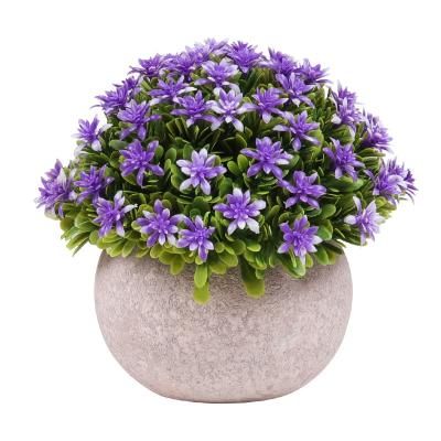 China Home Office Decoration Artificial Flower Office Plant With Pot Plant Potted Plant Wholesale Home Office Decoration Mini Potted Plant for sale