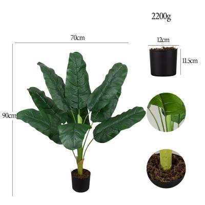 China Hot Selling Wholesale Home Office Decoration Ficus Plants In Pot Decor Indoor Fake Greenery Tree Plants Artificial Ficus Leaves Bonsai Potted Tree for sale