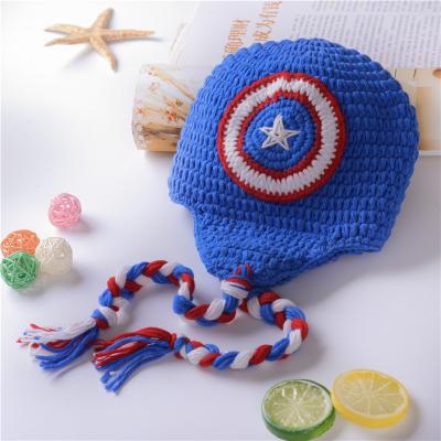 China 2018 Handmade Baby Girl COMMON Hat Acki Boy Knit Cute Funny Subordinate Beanie Crochet Hat Ski Cartoon Cap for sale