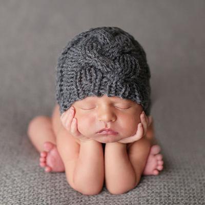 China JOINT Hot Selling Lovely Cute Boy Girl Beanie Hat Crochet Baby Knitted Hats For Kids for sale