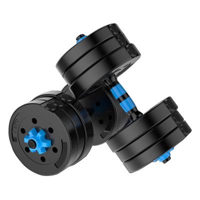 China Best Selling High Quality Durable Adjustable Weight Lifting Dumbbell Free Weights 20kg Dummbell Set for sale