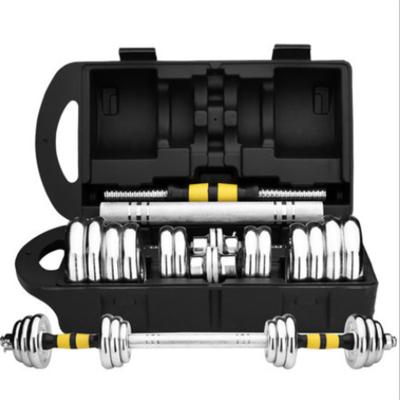 China Durable Newcomer Plated Dumbbell Gym Fitness Equipments Dumbbell Sets for sale