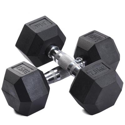 China Goods Ready To Ship Dumbbells Logo Black Rubber Coated Dumbbell Custom Wholesale Price Set For Weightlifting for sale