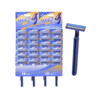 China Twin Blade Max Stainless Steel Blade Razor with Good Price for sale