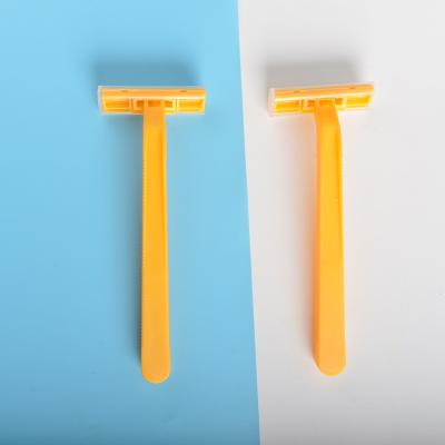 China Twin Blade Max Cost Effective Twin Blade Plastic Handle Razor for sale