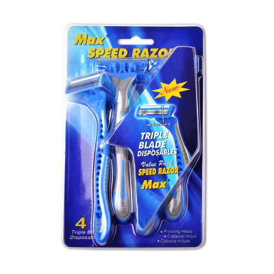 China Triple blade triple blade razor for men razor manufacturer for sale