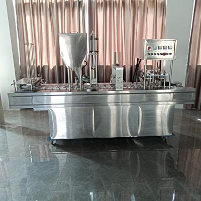 China Beverage Cup Sealing Cup And Filling Machine Fruit Beverage Filling Packaging And Coding Machinery for sale