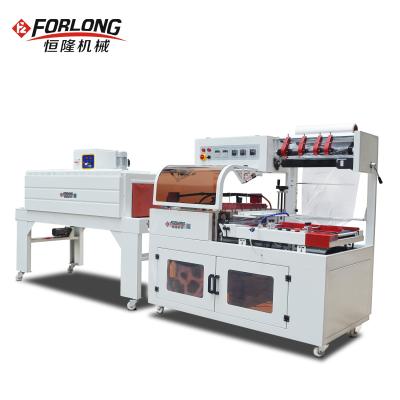 China Automatic L Box Heat Bar Sealer Side Sealing Cutter Food Plastic Foil Bag Heat Shrink Wrapping Machine Heat Tunnel Shrink Wrap Machine for sale