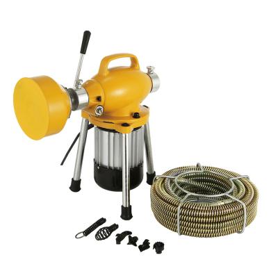 China High Quality Sectional Drain Cleaner Snake Machine 400PRM Stocked Drain Pipe Cleaner Pipe Cleaning Machine for sale