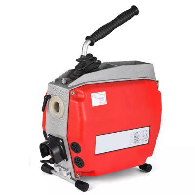 China Best Price Sanitary Stocked Unclogging Cleaner Red Electric Drain Cleaning Machine For Sale for sale