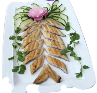 China Low-CARB Eel Slice Sushi Frozen Roasted Food Cooked Live Eel for sale