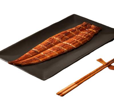 China High Quality Low Fat Japanese Sushi Factory Supply Seafood Unagi Kabayaki Frozen Headless Back Cut Roasted Eel for sale