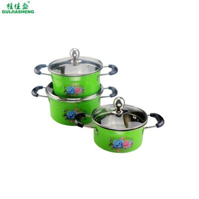 China Cheap price 10pcs stainless steel cooking pot cookware sets, for sale