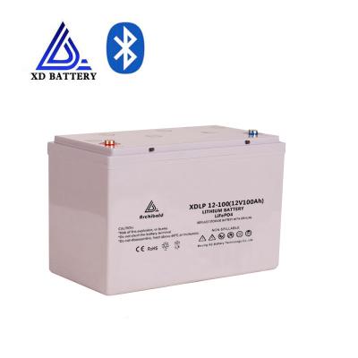 China UPS 12v 100ah data transfer rated voltage wireless lipo battery for electric boat outdoor solar system for sale