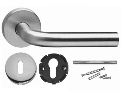 China 304 Stainless Steel Door Handles With Lock / Stainless Steel Pull Handles for sale