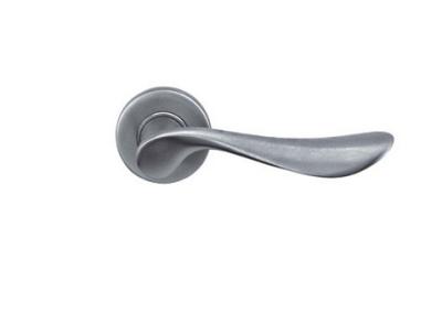 China Solid Brushed Stainless Steel Door Knobs Stainless Steel Door Handles With Lock for sale