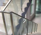 China Stainless Steel Handrail Glass Balustrade for sale