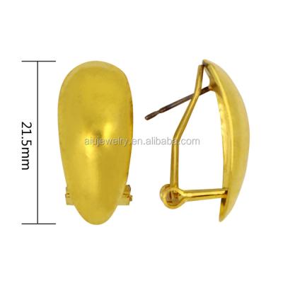 China Fashion Earring Findings Brass Base Nail Earring Posts for sale