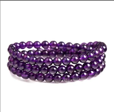 China Layer Women's Amazon Selling Natural Amethyst Bead Bracelet Casual/Sporty Hot Multi Wrap Bracelet For Women for sale