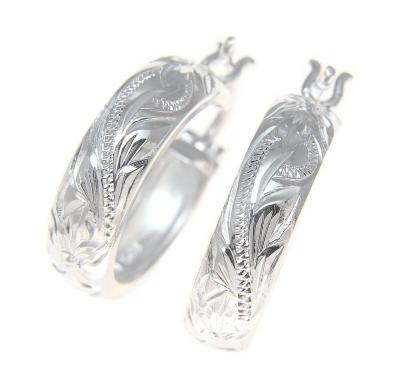 China BOHEMIA 2021 Heritage Fashion Women Hawaiian Handmade Circle 925 Sterling Silver Earrings for sale