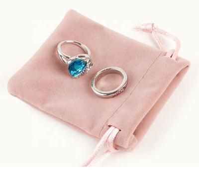 China Fashion Pearl Velvet Custom Bags / Jewelry Organza Drawstring Bag For Wedding Christmas Gift Pouches for sale