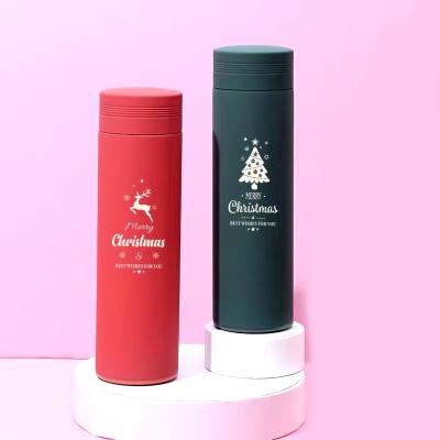 China Sustainable Custom Luxury Double Wall Vacuum Smart Water Bottle Thermo Thermal Flask With Led Digital Temperature Display for sale