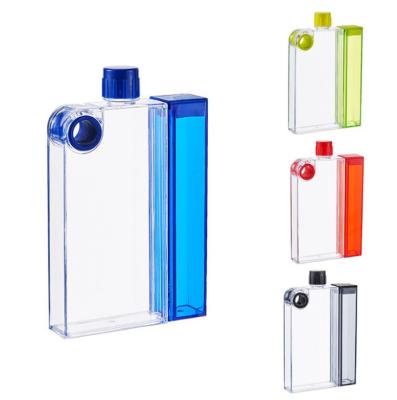 China Creative sustainable paper portable A5 flat, easy-to-go water cup, notebook water bottle and water bottle for sale