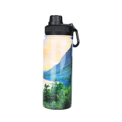 China Sustainable Double Wall Insulated 18/8 Stainless Steel Water Bottle Thermos Vacuum Flask for sale