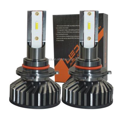 China Aluminum CE 12v 48W 12000LM F2 led car headlight 1860 CSP HB3 car led headlight 9005 for sale