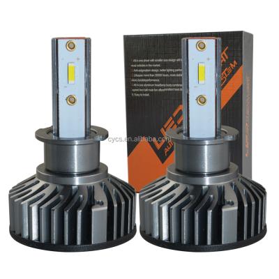 China 1860 Aluminum Auto Led Headlight Lamp Rosh CE 12v 48W 12000LM CSP F2 H3 Car Led Fog Bulb for sale