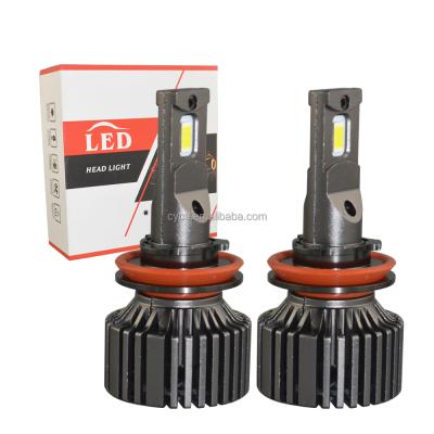 China Aluminum CE RoHS 10V-32V 3570 CSP 20000LM 120W led h11 6000k car led headlight h11 led bright h11 for sale