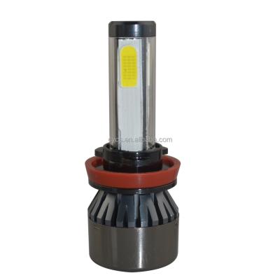 China Automobile lamp 80W 8000LM 12v 24v 4face mini COB 6000k H8 H9 H11 G7 size canbus auto led car headlight lamp for sale