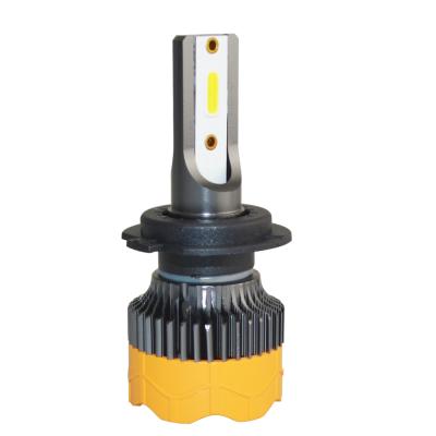 China New Design 12v 24v Small Size DOB Aluminum 1860 Led Chip A8 Car Led Bulb 80w 8000LM Car Led Headlight H7 for sale