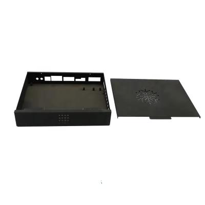 China For high precision electrical/medical custom diy machine/laser etc. cut machine case black sheet metal for sale