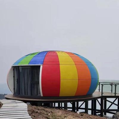 China Garden Hard High Quality Geodesic Dome Round Galaxy Villa For Outdoor for sale