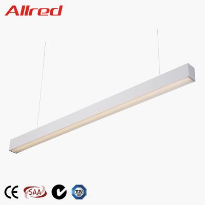 China 2021 New Modern Batten Design Office Batten Strip Lamp 1200mm Linear Aluminum Liner Light for sale