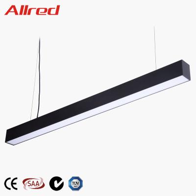 China Modern Design Modern Indoor Led Pendant Lighting Aluminum Profile Led Linear Led Business Linear Light Home Office Pendant Light for sale