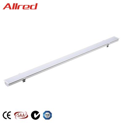 China Factory Price Modern Aluminum Base Led Batten Suspension Light Led Linear Pendant Light Fixture for sale