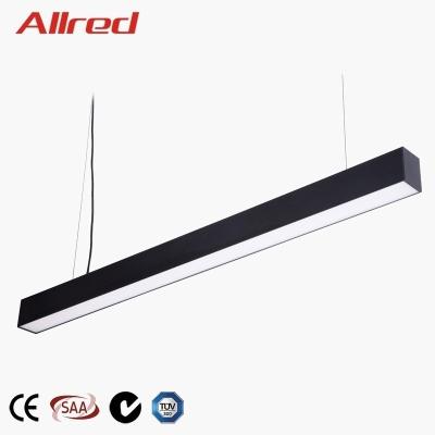 China Modern High Quality Desktop Through Linear Led Panel Light Pendant Fixture for sale