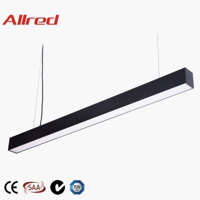 China New Modern Merchandise Commercial Lighting Up and Down Desk Suspended Linear Led Light Fixture for sale