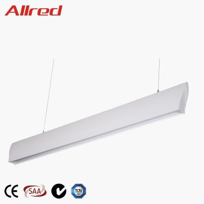 China Wholesale Modern Hanging Aluminum Linear Desk LED Pendant Light 20W for sale