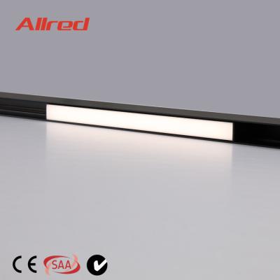 China Modern Design Modern Adjustable Spot Rail Lighting Rectangle 40W Led Linear Track Light for sale