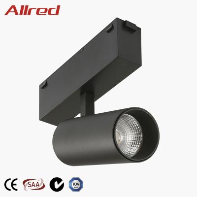 China 36 Degree Modern Commercial Indoor Aluminum Raillamp Cylindrical Track Light Fixture for sale